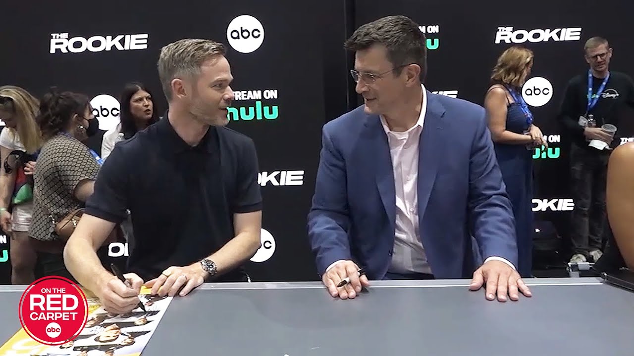 Nathan Fillion and Shawn Ashmore are no rookies when it comes to attending San Diego Comic-Con