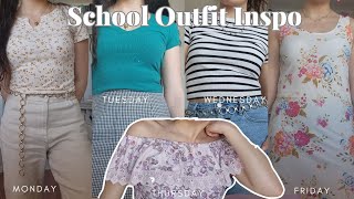 a week of school outfit ideas! 👚👗