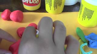 Play Doh Flower   طريقة عمل معجون الاطفال   وردة   صلصال الاطفال   طين اصطناعي