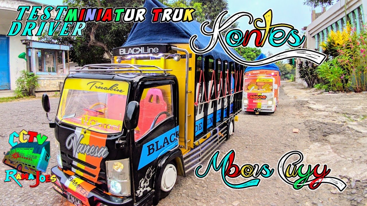 Test drive Miniatur  Truk  kontes mbois by MBC miniatur  