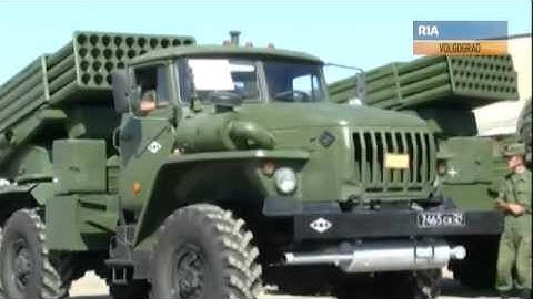 Tornado G new 122mm MLRS multiple launch rocket system Russian army of Russia Video RIA Novosti