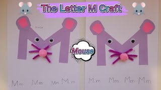 The Letter M Craft | Mouse Craft | Alphabet Crafts | Letter Art