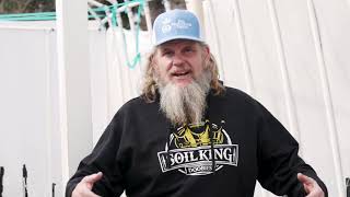 Soil King demonstrates reusing soil again for another season with Soil King Approved Products!