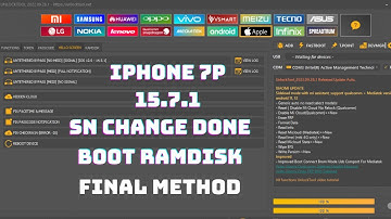 iPhone 7 plus iCloud bypass iOS 15.7.1 || iOS 15.7.1 serial change on unlock tool