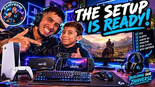 Building Our ZaniVerse Setup | New Gaming Gear!