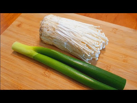 대파와 팽이버섯은 이렇게 드세요❗ 처음 먹어본 요리가 너무  쉽고 맛있어서 소개해드려요. 간단하면서 맛있는 건강요리