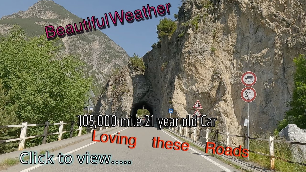 Driving Up Stelvio Pass from Bormio, Italy