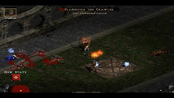 Diablo 2 Patch 1.0 - Flamespike the Crawler ("Loading screen killer" Champion removed in LoD patch)