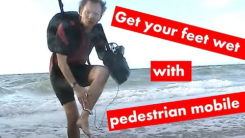 Water's Edge HF Pedestrian Mobile: The Wadetenna vertical