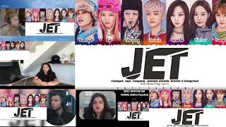 SMTOWN - 'JET' (Eunhyuk, Hyo, Taeyong, Jaemin, Giselle, Winter, Sungchan)||REACTION MASHUP