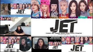 SMTOWN - 'JET' (Eunhyuk, Hyo, Taeyong, Jaemin, Giselle, Winter, Sungchan)||REACTION MASHUP