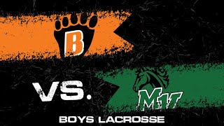 Boys Lacrosse  White Bear Lake vs. Mounds View  April 24, 2024