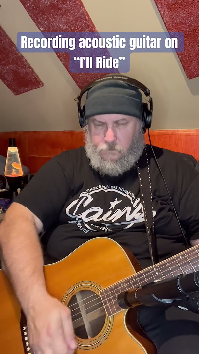 Recording Acoustic Guitar on “I’ll Ride” | Mark Alan V. #shorts #guitar #recording #markalanv