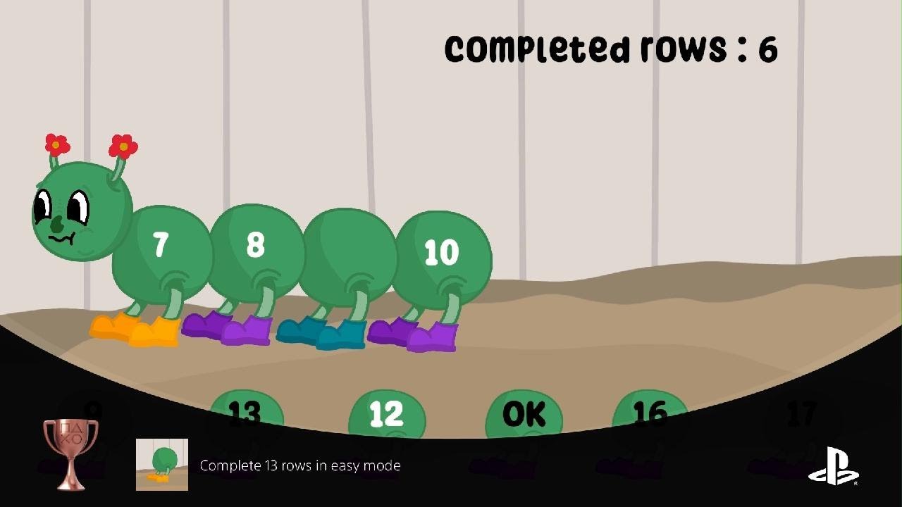 Row of Numbers ~ Complete 13 rows in easy mode Trophy - YouTube