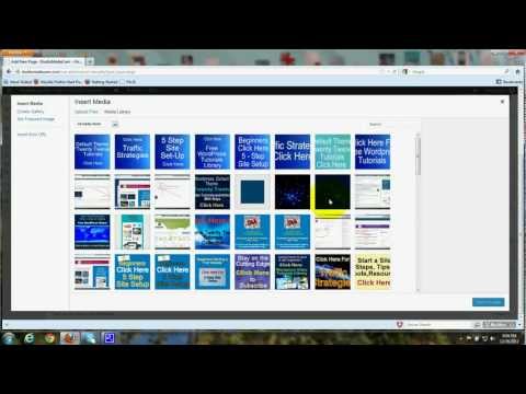 WordPress Media Library, Upload Images, Photos - Wordpress, Twenty Twelve - Tutorial