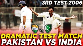 Most Dramatic Test Match Ever in Cricket History | Pakistan vs India | 3rd Test, 2006 | PCB | MA2A