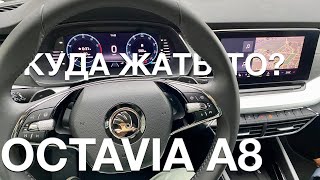 Skoda Octavia A8 - разбор всех функций и приколов (Куда жать-то Шкода Октавия 2021) | Carbrains