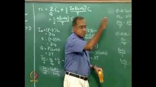 Mod-04 Lec-15 Inventory -- Production consumption model with backordering