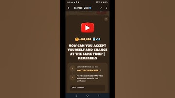 How Can You Accept Yourself AND Change At The Same Time? | MemeGirls | Memefi Youtube Video Code