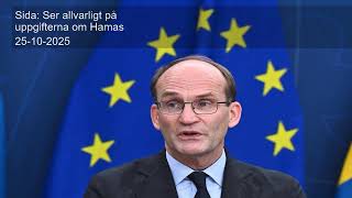 Sida Ser Allvarligt På Uppgifterna Om Hamas