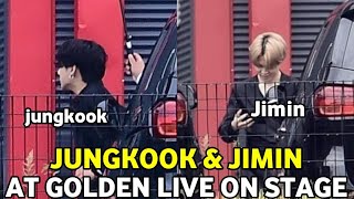Bts Jungkook & Jimin Arrived At Golden Live On Stage Bts Jungkook Live Concert 20231120