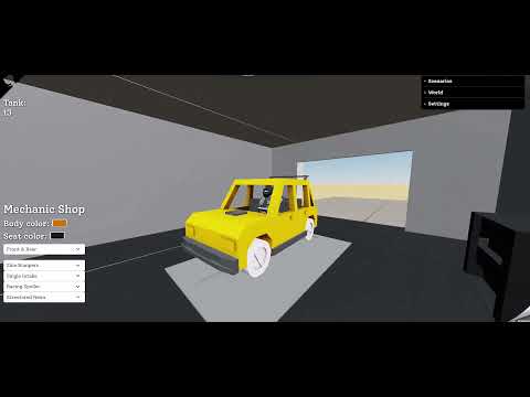 Three.js Car Tuning similar to GTA