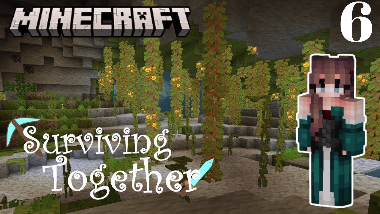 Let's Find a Lush Cave | Minecraft | Surviving Together Part 6 - YouTube