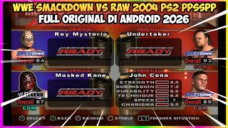 Game Wwe SmackDown Vs Raw 2004 PS2 PPSSPP Android Offline Ukuran Kecil Grafik HD 