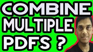 How To Combine Multiple PDFs Into One PDF File | Hindi | Helping abhi How To Combine Multiple PDFs Into One PDF File | Hindi | Helping abhi