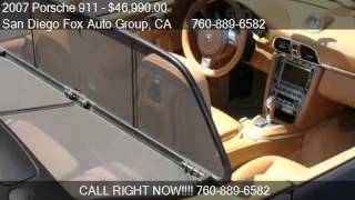 2007 Porsche 911 Carrera S Cabriolet - For Sale In Oceanside