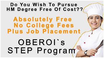 Oberoi STEP | Hotel Management | Oberoi Details | Oberoi Career #OCLD #OCER #STEP #hotelmanagement