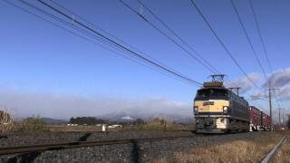 2011.12.27 EF65-1077牽引、8179レ、EF66-36牽引、3078レ。