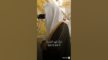 مقتطف من تلاوة فضيلة الشيخ #محمد_برهجي من صلاة الفجر الثلاثاء ١٧ ربيع الأول ١٤٤٧هـ