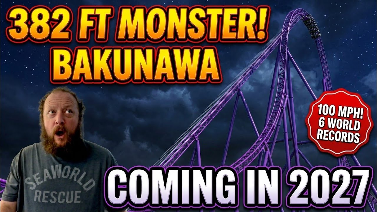 Six Flags Just Revealed a 382 FT MONSTER! (Bakunawa Full Breakdown