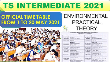 TS INTER 2021 TIME TABLE OFFICIAL|TS INTER 2021 MPC TIME TABLE|TSINTER EXAM DATES|TS INTER 2021 DATE