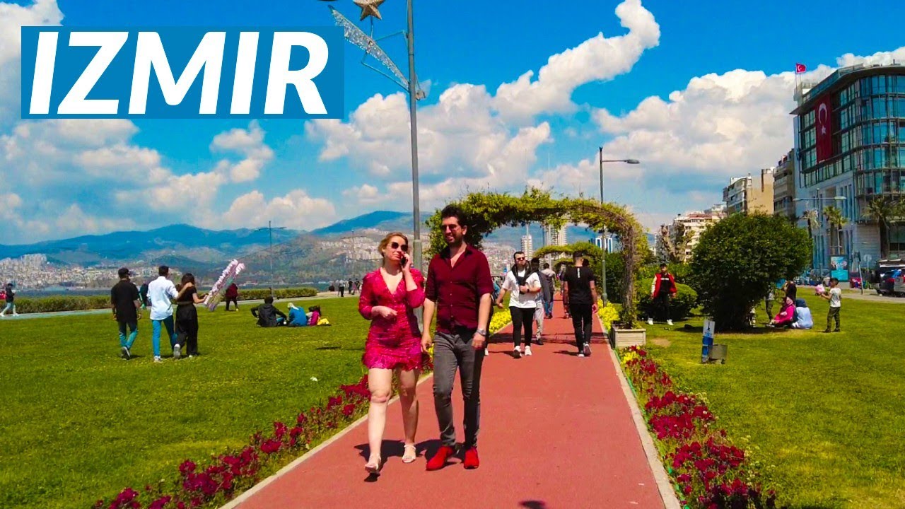 Izmir, तुर्किये | alsancak | पैदल यात्रा 4K
