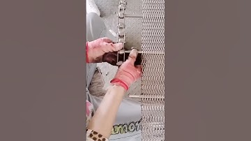 industrial machine conveyor chain installation process #shorts
