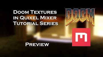 Doom E1M1 high resolution textures in Unreal Engine.