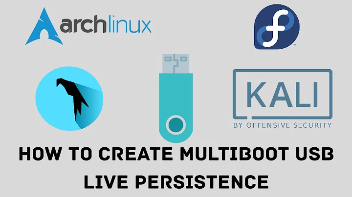 How to create Multiboot USB - Kali Linux, Parrot OS and Fedora | USB Live Persistence.