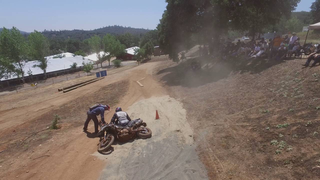 GS GIANT TRACK @ NorCal BMW 49er Rally 2016 Mariposa California - GS Giants Skills course