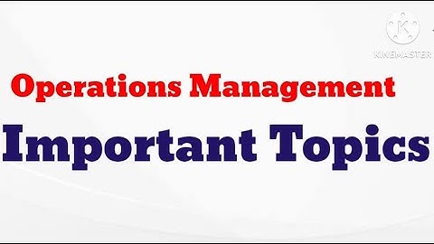 Important Topics of Operation Management | Important Topics | #bba#trending #exampreparation#bbasem3