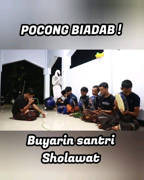 Prank Pocong Sholawat❗️bikin Santri Kocar kacir 😱🔥 #prankpocong