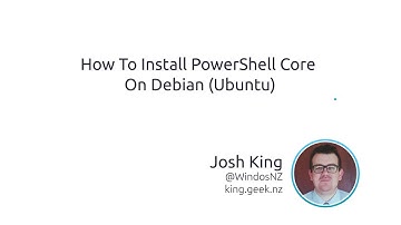How To Install PowerShell Core On Debian (Ubuntu)
