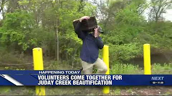 Volunteers clean up Juday Creek for third year thumbnail