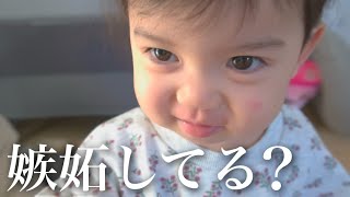 【年子育児】弟に嫉妬するかと思いきや優しいお姉ちゃん誕生【新生児】