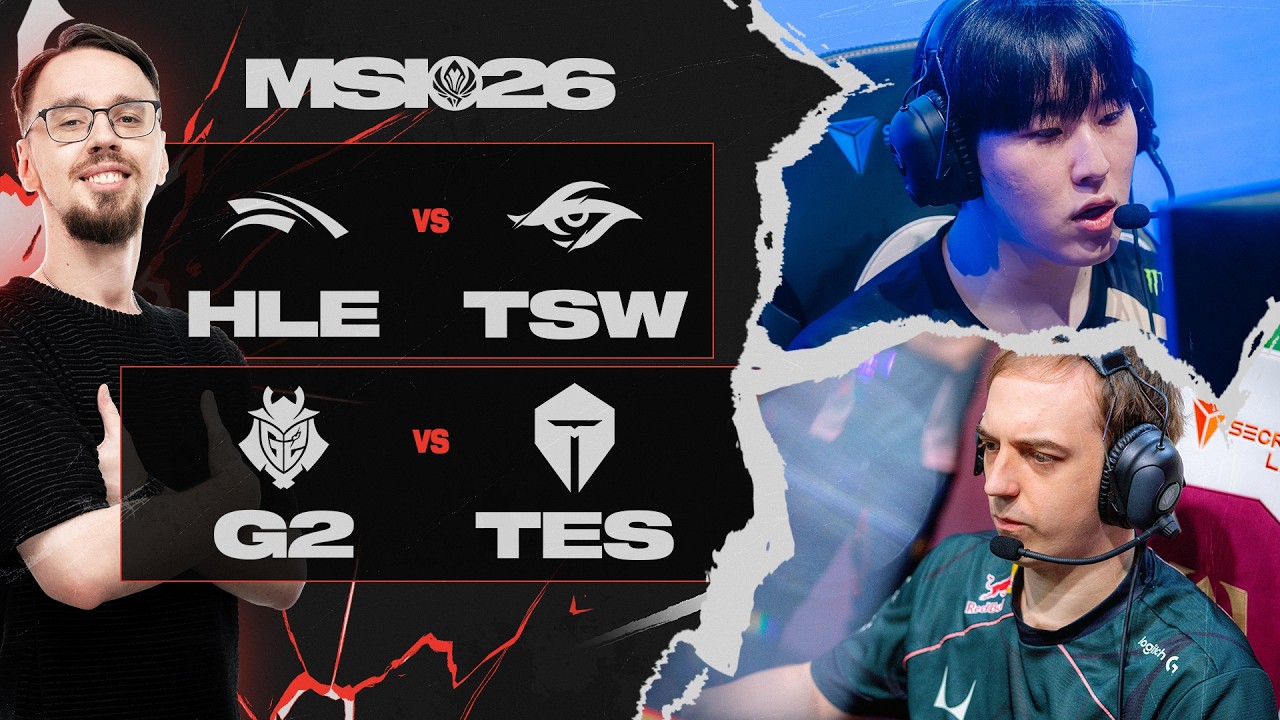🔴NERVARIEN CO-STREAM🔴HANWHA LIFE ESPORTS vs TSW🔴G2 ESPORTS vs TOP ESPORTS🔴MSI KNOCKOUT STAGE 2026🔴