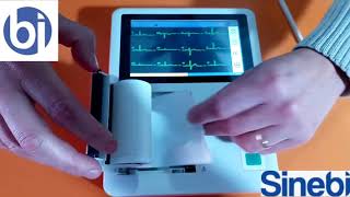 Electrocardiografo Comen H3 CM1200A con Diagnostico Presuntivo y Pantalla Tactil SINEBI