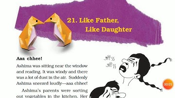 class 5 evs chapter 21 "LIKE FATHER LIKE DAUGHTER "