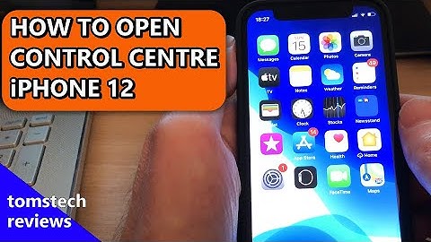 How To Open Control Center iPhone 12