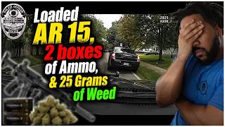 Chrysler 300 w/ LOADED AR-15, 2 Boxes of AMMO & 25 Grams of WEED F***S w/ Missouri Police!